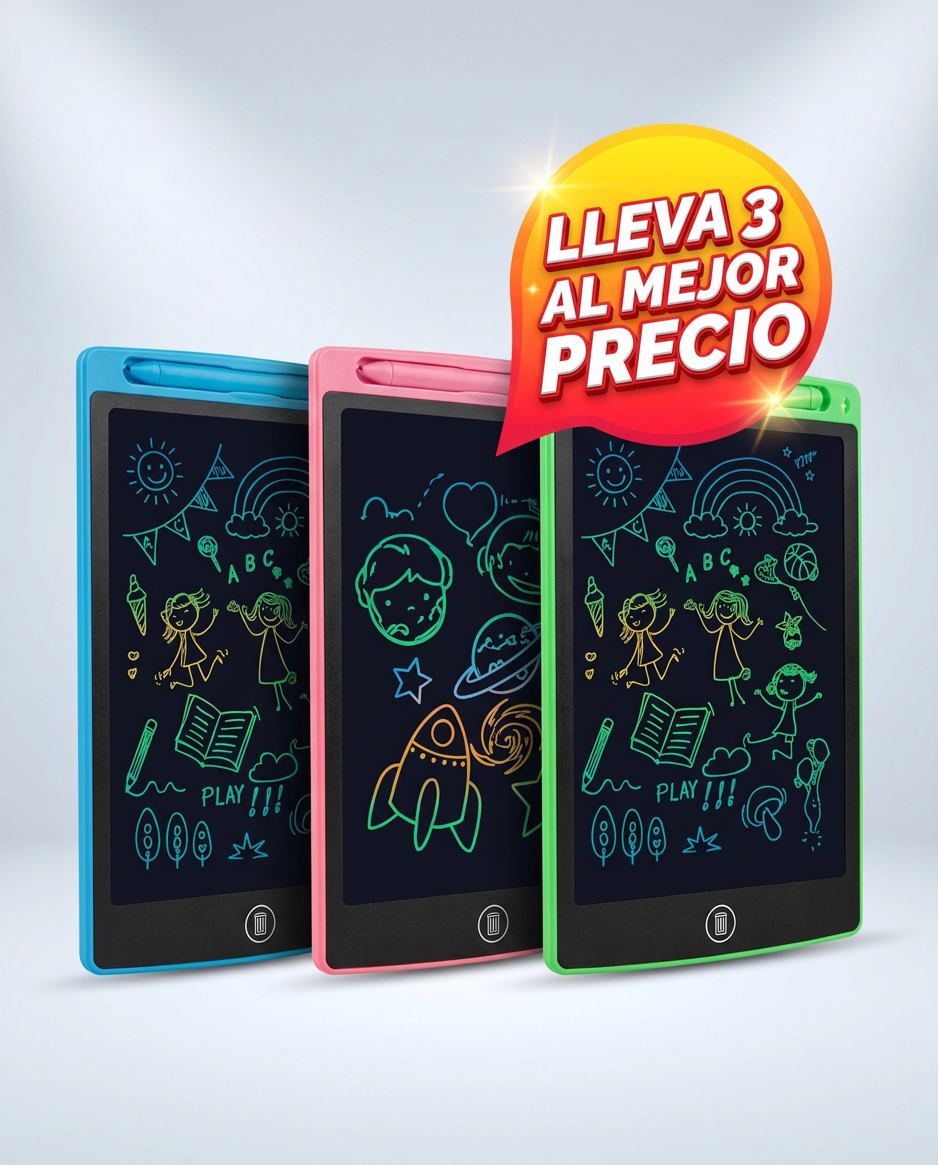 Combo Tableta Magica 12" X 3 Und