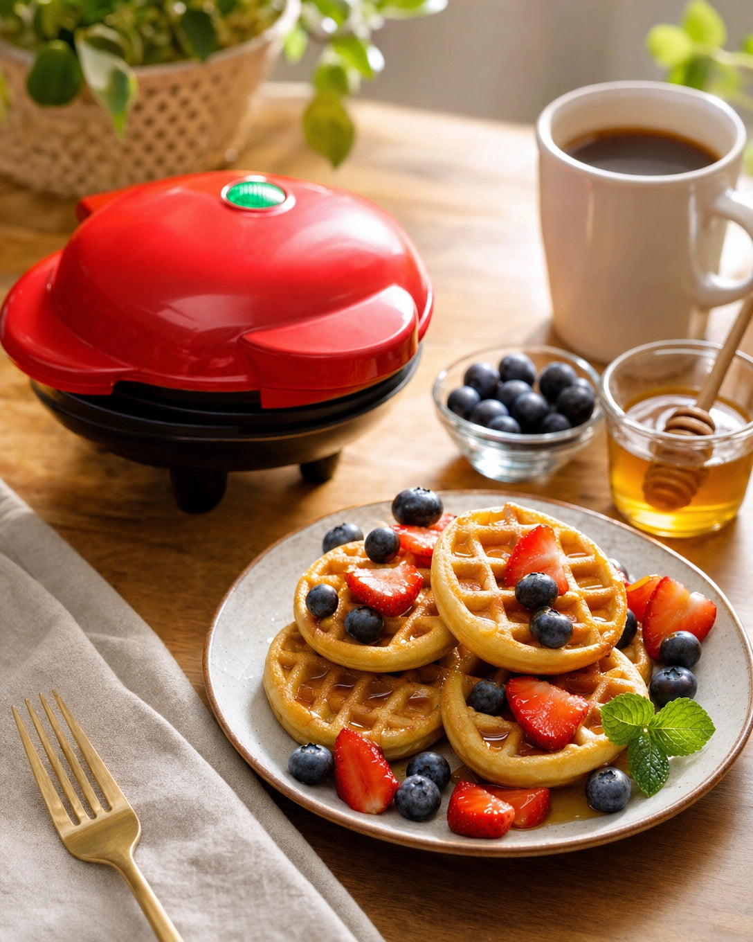 Maquina Mini Wafleras Wq-H603
